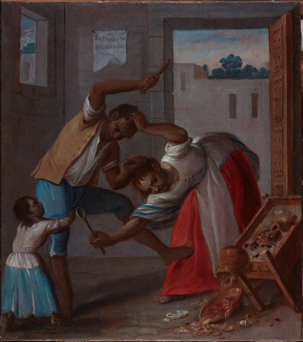 BUENAVENTURA JOSÉ GUIOL, De China y Negro nace Genisara (Fruit of Negro and China, Genisara), 1777