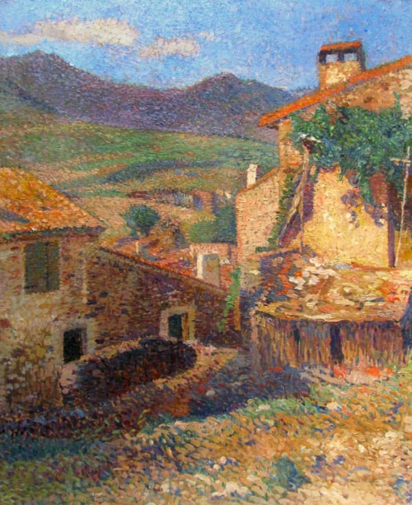 HENRI JEAN GUILLAUME MARTIN, Rue et Paysage Ensoleille