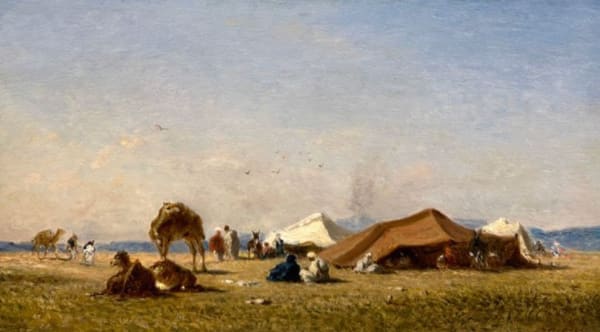 NARCISSE BERCHÈRE, Campement Arabe