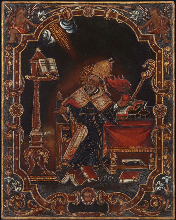 LAKE TITICACA WORKSHOP, Saint Augustine of Hippo, c. 1730