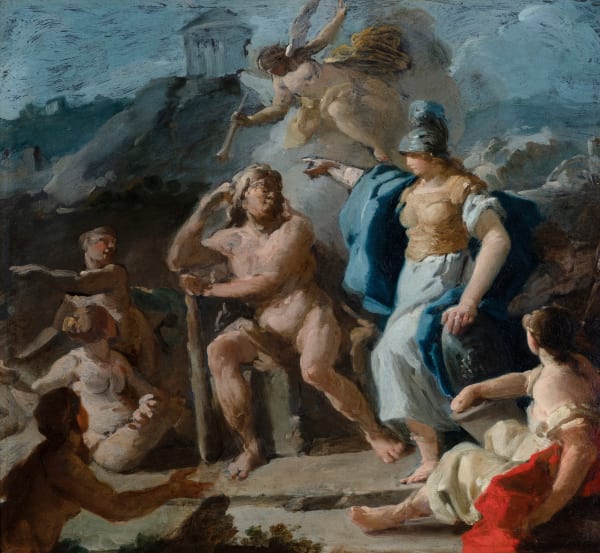 DOMENICO MONDO, Hercules and Minerva