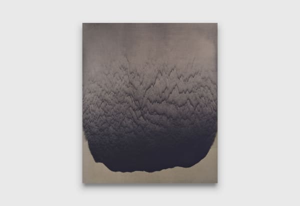 Oliver Wagner Reconstructed Painting 79, 2025 house paint dust on linen 198 x 167.5 cm 78 x 66 in