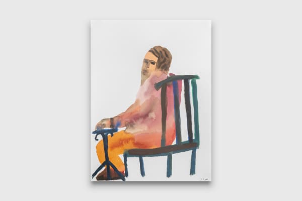 Justin Williams Untitled, 2025 watercolour on paper 44 x 36.5 cm 17 3/8 x 14 3/8 in