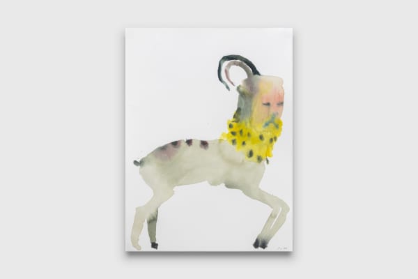 Justin Williams Untitled, 2025 watercolour on paper 44 x 36.5 cm 17 3/8 x 14 3/8 in