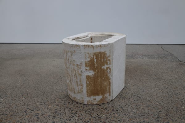 Alice Martin Hollow, 2024 plaster, wood, dust and debris 66 x 91 x 58 cm 26 x 35 7/8 x 22 7/8 in