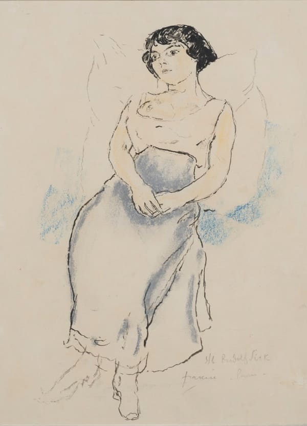 Jules Pascin, Portrait de jeune fille, 1908