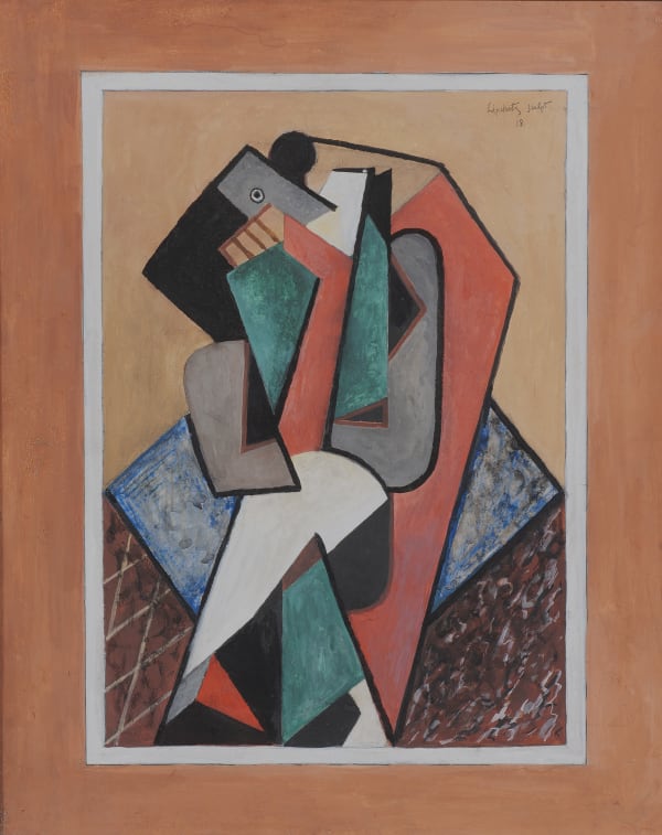 Jacques Lipchitz, Personnage Assis (Étude pour la sculpture), April 1918