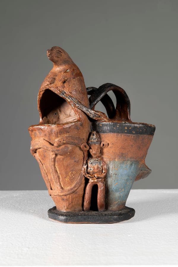 Paul Gauguin, Triple pot à deux anses, c.1887