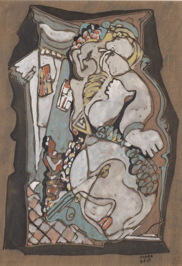 Béla Kadar, Face and Figures, c. 1940