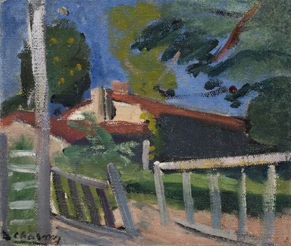 Émilie Charmy, La barriere à Marnat, c. 1915