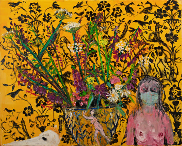 Shani Rhys James, Nastagio III (Blue Face Mask), 2020