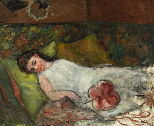 Émilie Charmy, Jeune fille à l'éventail, c. 1898-1900