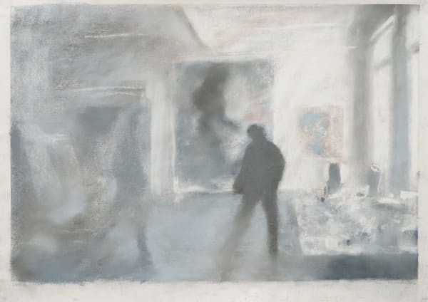 Simon Edmondson Drawing No. 3, 2020 Pastel on Ingres paper 19 3/4 x 27 1/2 in, 50 x 70 cm Signed and dated lower right