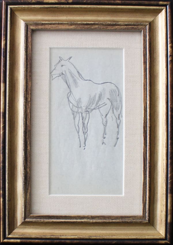 Raoul Dufy, Etude de cheval, Deauville, 1941