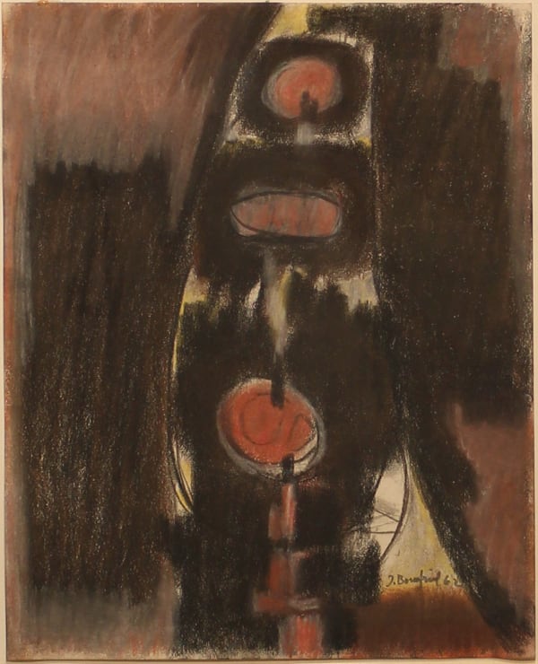 Jacob Bornfriend, Three Ovals, 1962