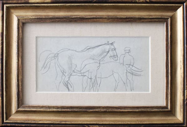 Raoul Dufy, Jument et son poulain, Deauville, 1941