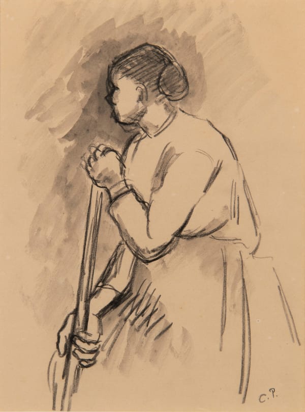 Camille Pissarro, Étude de paysanne, c.1885