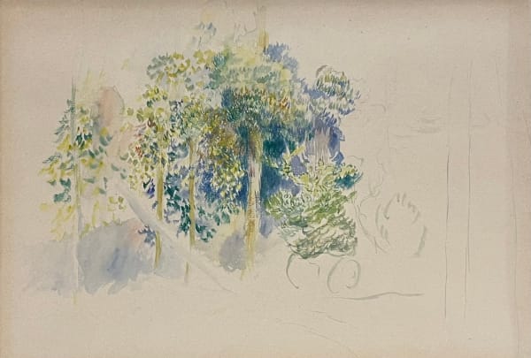 Pierre-Auguste Renoir Le Chemin, c.1889-95 Watercolour on paper 7 5/8 x 11 in, 19.5 x 28 cm