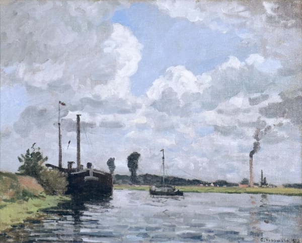 Camille Pissarro, Bords de l'Oise, environs de Pontoise, 1872