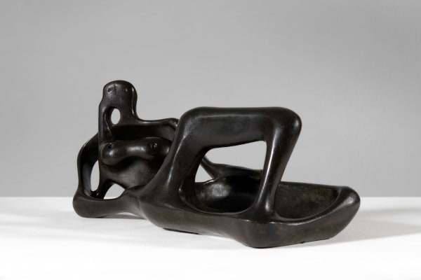 Henry Moore Reclining Figure, 1945 Bronze 6 1/2 x 15 1/8 x 5 3/4 in, 16.5 x 38.5 x 14.5 cm Conceived and cast in 1945 in an edition of 7