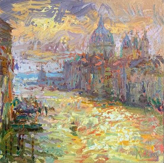 Norman Long MAFA, Morning Glare, Grand Canal