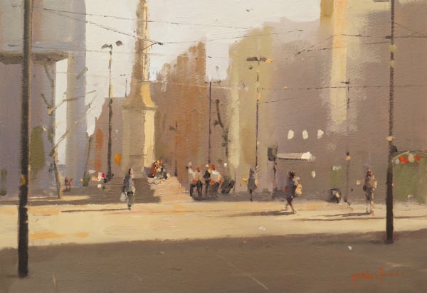 Michael Ashcroft MAFA, Bathed in Sunshine, St Peter's Square, Manchester