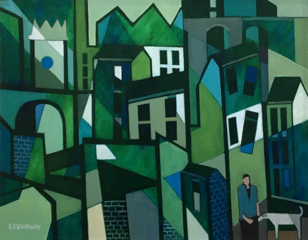 Peter Stanaway MAFA, Canal Scene Saddleworth