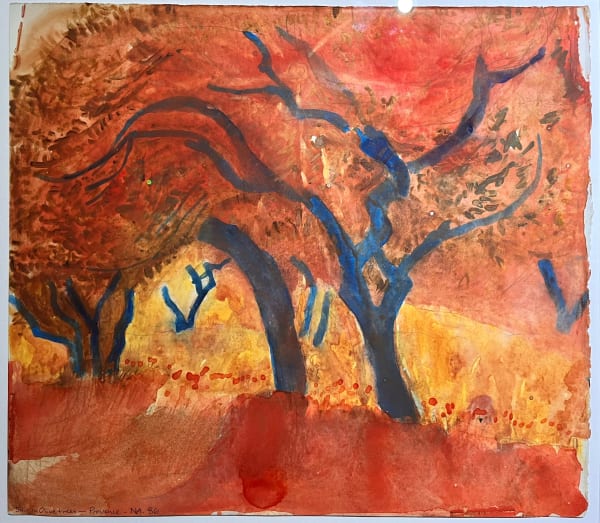 Norman Adams RA, Sun in Olive Trees - Provence , 1986