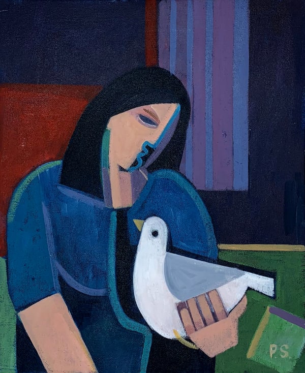 Peter Stanaway MAFA, My Lady's a Wild Flying Dove, 2020