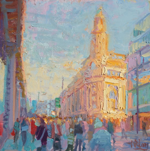 Norman Long MAFA, Winter Shoppers with the Royal Exchange