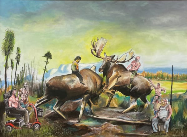 Jim Moir, Hillbilly Moose Fight