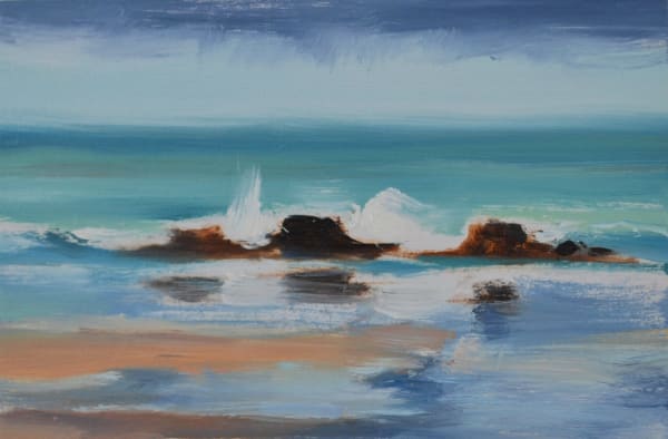 Liam Spencer, Rain, Porthmeor Beach, 2018