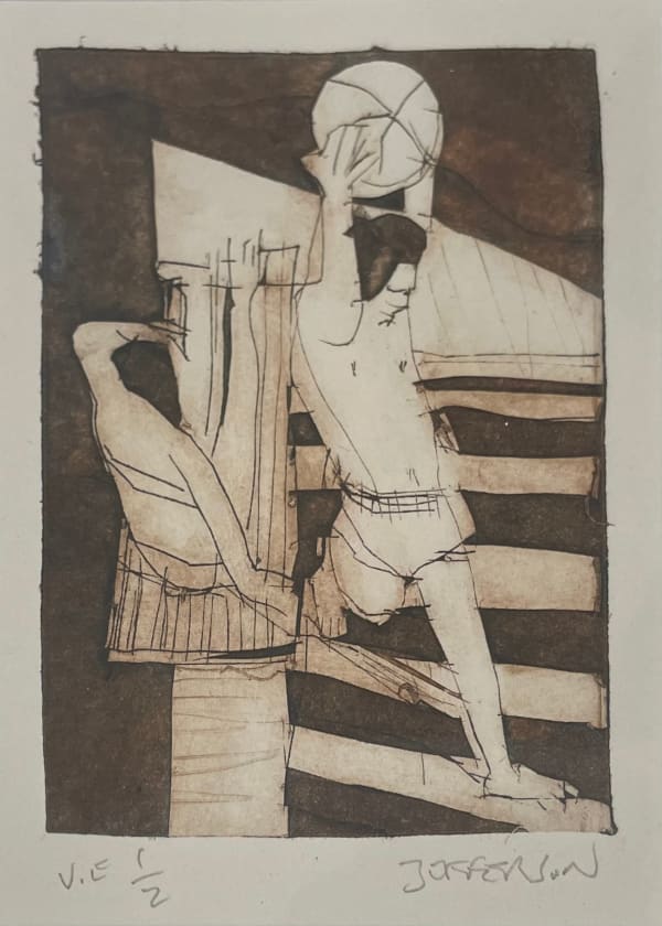 Craig Jefferson NEAC, Beach Ball and Towels (monotone)