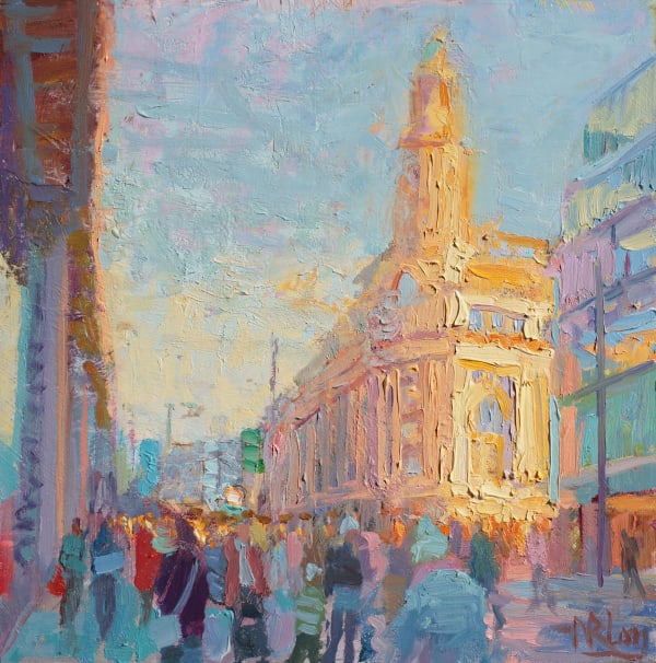 Norman Long MAFA, Winter Shoppers with the Royal Exchange