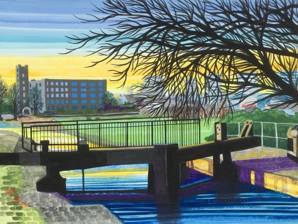 Jean Hobson, Lockgates at Lloyd Field Mill