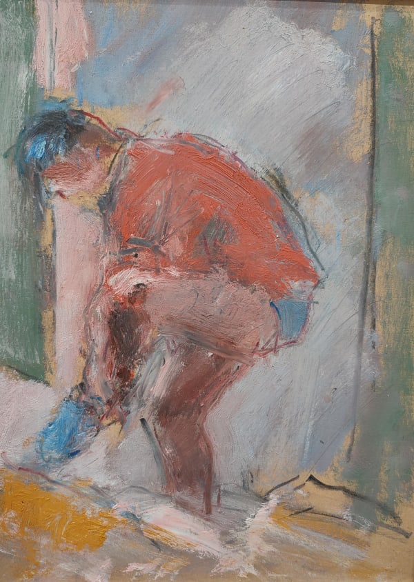 Ghislaine Howard, Man Dressing (The Blue Sock)