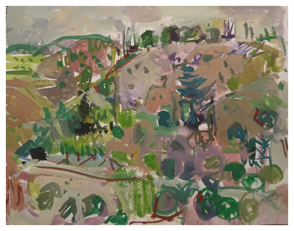 Ian Norris MAFA, From the Terrace Frigiliana Morning