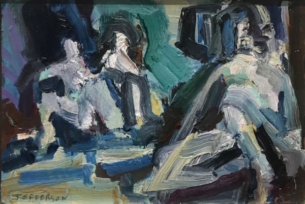 Craig Jefferson NEAC, Seated Figures 2