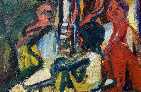 Craig Jefferson NEAC, Three Seated Figures and Stairs