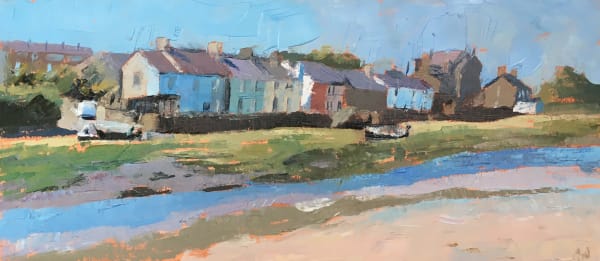 Anne Aspinall MAFA, Sunlit Houses, Aberffraw