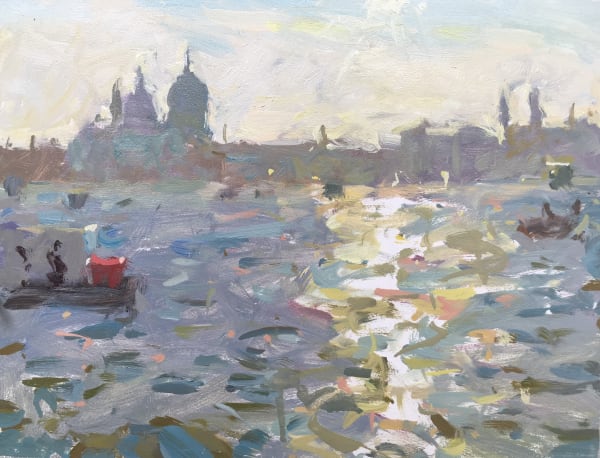 Adam Ralston MAFA, Setting Sun On The Grand Canal, 2018