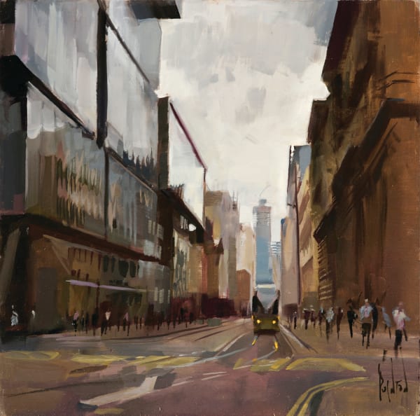 Rob Pointon ROI, Tram on Mosley St