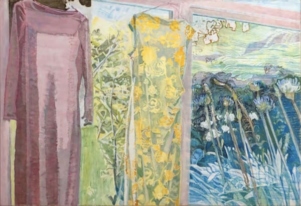 Marilyn Hallam, Agapanthus and Fennel, 2000