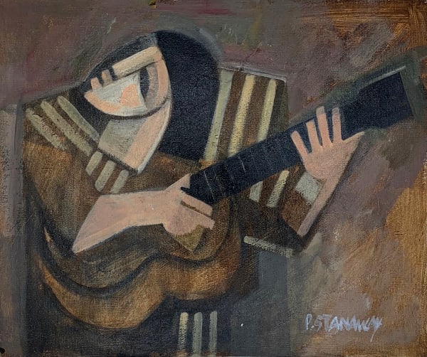 Peter Stanaway MAFA, Play a song for me (Bob Dylan, Mr Tamborine Man), 2020