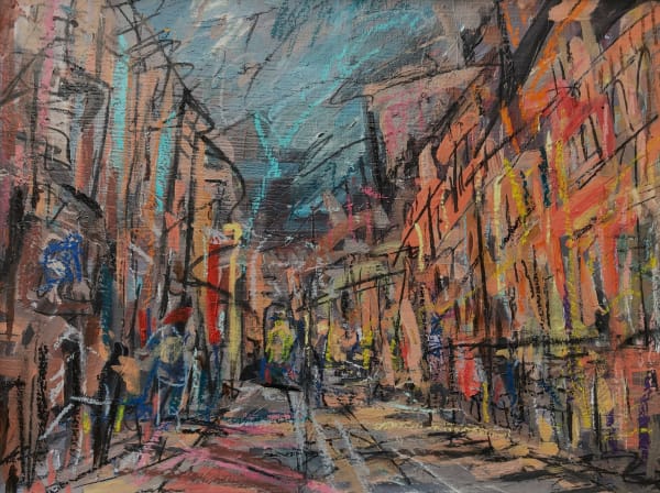 Matthew Thompson, Buses on Portland Street No. 2