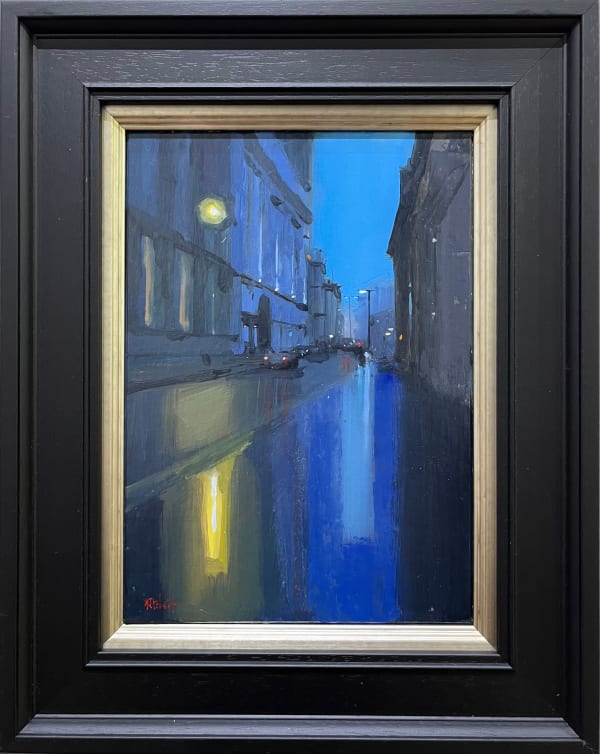 Michael Ashcroft ROI MAFA, Quay Street by Night, Manchester