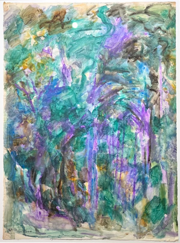 Norman Adams RA, Trees Sunset, 1958