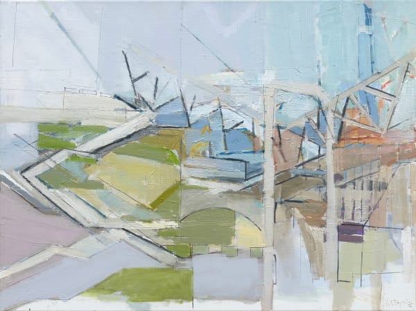 Colin Taylor MAFA, The green steps at Deansgate