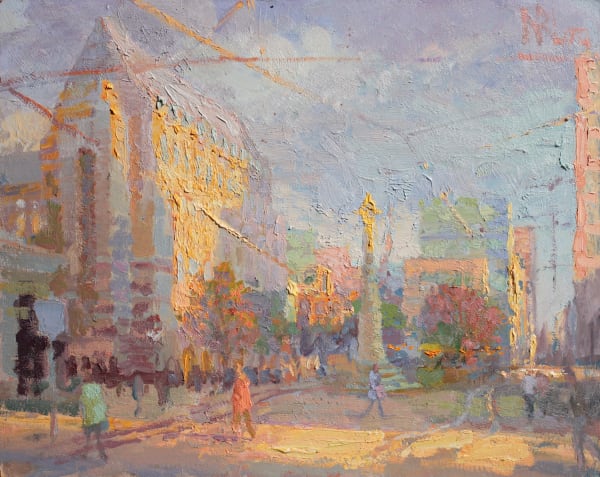 Norman Long MAFA, St Peter's Square Morning