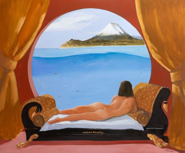 Julio Larraz Lulu in The Jules Verne Room, 2022